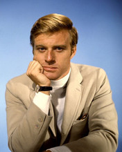 Robert Redford dapper in turtle neck Barefoot in The Park 8x10 inch real photo