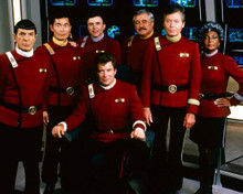 Star Trek 4 The Voyage Home the Enterprise crew on bridge 8x10 inch photo