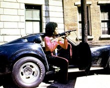 Tamara Dobson in action with gun Cleopatra Jones 8x10 inch real photo