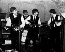 The Beatles playing at Liverpool's Cavern Club 8x10 inch real photo