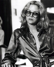 Season Hubley open shirt tied at waist and sunglasses 1978 Hardcore 8x10 photo