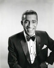 Sammy Davis Jnr classic smiling 1960's portrait in tuxedo 8x10 inch photo