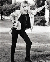 Michelle Pfeiffer full body pose wears satin varsity jacket Grease 2 8x10 photo