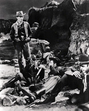 Ambush at Cimarron Pass 1958 Clint Eastwood in camp fire scene 8x10 inch photo