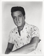 Elvis Presley Blue Hawaii vintage 8x10 inch photo in Hawaiian shirt