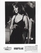 Demi Moore vintage 8x10 inch photo 1996 in black dress from Striptease