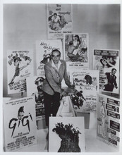 Vincente Minnelli movie director surrounded by posters vintage 8x10 inch photo