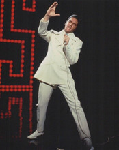 Elvis Presley in white suit on his TV Special vintage 8x10 inch photo