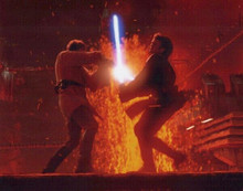 Star Wars Revenge of the Sith vintage 8x10 inch photo 2005 light saber battle