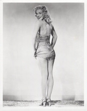 Marilyn Monroe in classic 1940's style glamour pin-up vintage 8x10 inch photo