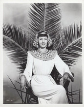 Maria Montez seated in period costume vintage 8x10 inch photo