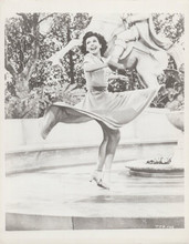 Ann Miller vintage 8x10 inch photo jumps in air dancing