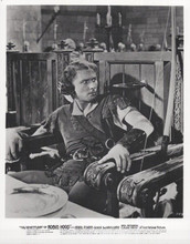 Adventures of Robin Hood vintage 8x10 inch photo Errol Flynn arrow through chair