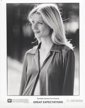 Gwyneth Paltrow smiles wearing sheer blouse 1997 Great Expectations 8x10 photo