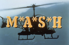 M.A.S.H. iconic opening credits with helicopter in flight 8x12 inch photo