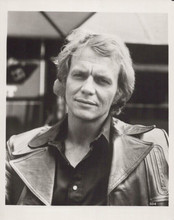 David Soul vintage 8x10 inch photo in leather jacket Starsky and Hutch TV series