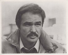 Burt Reynolds in parka jacket serious look vintage 8x10 inch photo fiber paper