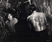 Cape Fear 1962 Gregory Peck fights Robert Mitchum in lake 8x10 inch photo