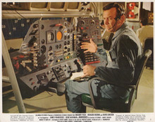 David Janssen as astronaut at controls of craft 1969 Marooned 8x10 inch photo