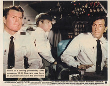 Airport 1970 Dean Martin Gary Collins Barry Nelson in cockpit 8x10 inch photo