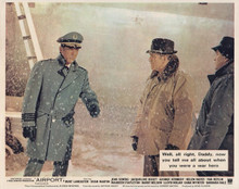 Airport 1970 Dean Martin Burt Lancaster at snow bound airport 8x10 inch photo