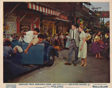 Beloved Infidel 1959 Gregory Peck Deborah Kerr watch boys clean car 8x10 photo