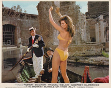Biggest Bundle of Them All Raquel Welch dances in bikini on boat 8x10 inch photo