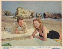Beloved Infidel 1959 Gregory Peck Deborah Kerr on Malibu beach 8x10 inch photo