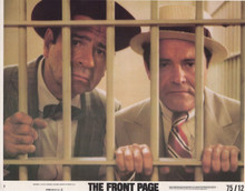 The Front Page 1974 Walter Matthau & Jack Lemmon in jail 8x10 inch photo