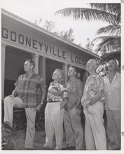 Mr Roberts Fonda Cagney Lemmon Powell Bond Gooneyville Lodge 8x10 inch photo
