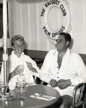 Doris Day and husband Marty Melcher at Raquet Club Palm Springs 8x10 inch photo