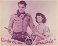 Code of the Prairie Sunset Carson Peggy Stewart vintage 8x10 inch photo