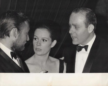 Lucianna Paluzzi David Mirisch Nick Adams original 8x10 inch press photo w.snipe