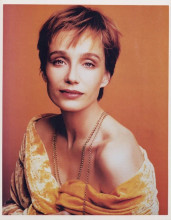 Kristin Scott Thomas 1990's era studio glamour portrait vintage 8x10 inch photo