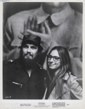 Up The Sandbox 1973 original 8x10 inch photo Barbra Streisand Fidel Castro