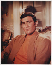 George Lazenby vintage 8x10 inch photo On Her Majesty's Secret Service cardigan