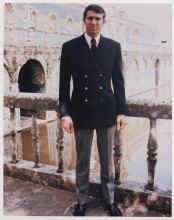 George Lazenby On Her Majesty's Secret Service vintage 8x10 inch photo in blazer