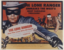 The Lone Ranger And Lost City of Gold Clayton moore vintage 8x10 inch photo
