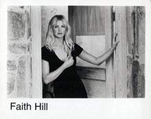 Faith Hill Standing In A Doorway Vintage promotional 8x10 Inch Photo