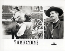 Tombstone 1993 Val Kilmer Doc Holliday Western Shootout Vintage 8x10 Inch Photo