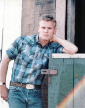 The Burning Hills 1956 Tab Hunter Rustic Outdoor Setting Vintage 8x10 Inch Photo