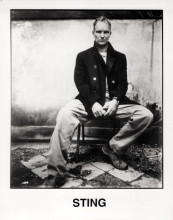 Sting Outdoor Urban Setting Vintage 8x10 Inch promotional Photo