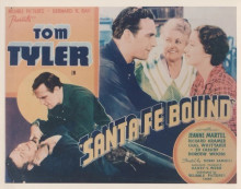 Santa Fe Bound Tom Tyler Jeanne Martel Dorothy Woods vintage 8x10 inch photo
