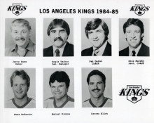 1984 Jerry Buss Sports Team Roster Vintage 8x10 Inch Photo Los Angeles Kings