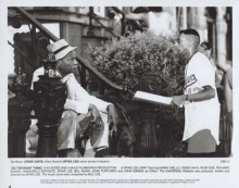 Do The Right Thing 1989 original 8x10 inch photo Spike Lee & Ossie Davis stoop