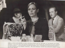 Susan Strasberg original 8x10 inch photo In Praise of Older Women 1978 Smoking