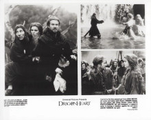 Dragon Heart 1996 original 8x10 inch photo Dina Meyer, Dennis Quaid, Thewlis