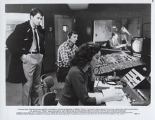 Diner 1982 original 8x10 inch photo Timothy Daly and Karthryn Dowling at work