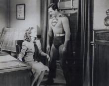 Superman 1940's movie serial Kirk Alyn & Noel Neill vintage 8x10 inch photo