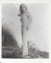 Stella Stevens original 8x10 inch photo The Mad Room full length in pant suit